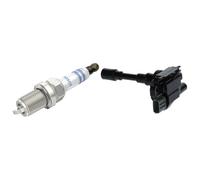 Bosch Ignition Service Kit ( Spark Plugs + Ignition Coil) fits Subaru Justy III