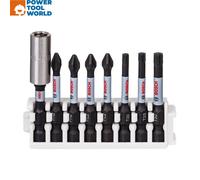 Bosch 8X PRO Impact Set with Standard Bitholder and Pick and Click Index (170 x 120 mm, Professional Accessory Screwdriver, Screwdriver)