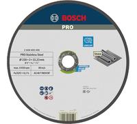 Bosch INOX 2608600096 Sanding Accessories Cutting Disc 230 x 2 mm Straight | For stainless steel, diameter 230 mm, professional accessories, large angle grinder