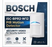 Bosch ISC-BPR2-W12 Blue Line Gen2 PIR Motion Detector Alarm Sensor, 40Ft (12m)