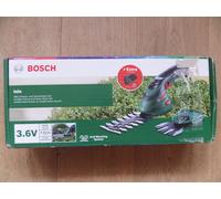 Bosch ISIO 3.6V Cordless Shrub & Grass Shear Set 1.5Ah Li-Ion Battery + Gloves