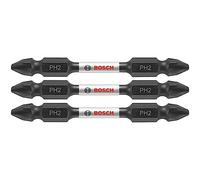 BOSCH ITDEPH22503 3-Pack 2-1/2 in. Phillips #2 Impact Tough Double-Ended Screwdriving Bits