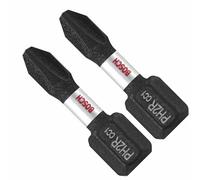 BOSCH ITDPH2R102-2 pc. Driven 1 in. Impact Phillips® #2R (Reduced) Insert Bits