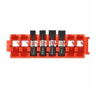 BOSCH ITDSLV104C - 4 pc. Driven 1 in. Impact Slotted Insert Bit Set with Clip for Custom Case System
