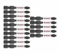 BOSCH ITPH2215 15-Pack 2 in. Phillips #2 Impact Tough Screwdriving Power Bits