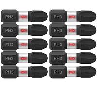 Bosch ITPH31B Impact Tough 1 in. Phillips #3 Insert Bits