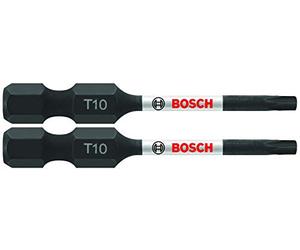 BOSCH ITT10202 2-Pack 2 in. Torx #10 Impact Tough Screwdriving Power Bits