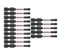 BOSCH ITT25215 15-Pack 2 In. Torx #25 Impact Tough Screwdriving Power Bits | Modified Steel Construction | Driver Interface Design | Extended Flex Zone | Fastener Installation Accessory | Jobsite Use