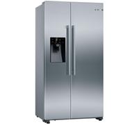 BOSCH KAD93AIERG - Brushed Steel American Fridge Freezer - 533L Capacity - E Energy Rating