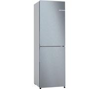 BOSCH KGN27NLEAG 55cm Freestanding Fridge Freezer - Total No Frost - 255L - Stainless Steel Look