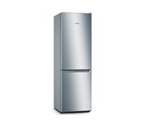 Bosch Serie 2 KGN33NLEBG fridge-freezer Freestanding 282 L E Stainless steel