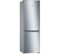 Bosch Serie 2 KGN33NLEBG fridge-freezer Freestanding 282 L E Stainless steel