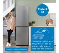Bosch Serie 2 KGN34NLEAG fridge-freezer Freestanding 300 L E Grey, Stainless steel