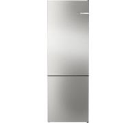 Bosch KGN492IAF Series 4 Refrigerator NoFrost VitaFresh XXL Extra Large Space for Your Fresh Foods, PerfectFit, LED Light, Steel, 203 x 70 cm