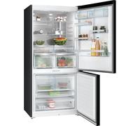 Bosch KGP86AXB0N, Series 8, Smart XXL Fridge-Freezer, 186 x 86 cm, 419 L Cool & 202 L Freezer, NoFrost, Flexible Interior, 3 x Longer Fresh, Brushed Black Steel