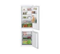 Bosch Series 2 KIN86NSE0G Integrated 60/40 Frost Free Fridge Freezer with Sliding Door Fixing Kit - White - E Rated, White