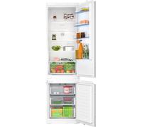 Bosch Series 2 KIN96NSE0G 194cm High 70/30 Integrated Fridge Freezer with Sliding Door Fixing Kit - White - E Rated, White