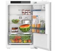 BOSCH KIR21VFE0 Built-In Refrigerator Series 4, Integrated Refrigerator without Freezer Compartment 88 X 56 cm, 136L Cooling, Flat Hinge, Multibox XXL, LED Lighting, Ecoairflow, Supercooling