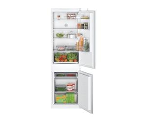 Bosch KIV86NSE0 Integrated Combination Refrigerator with Slide 267L White