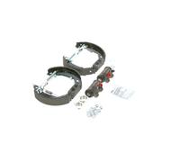 Bosch KS525 Kit Super Pro - Rear drum brake kit - 1 pre-assembled set, 2 wheel brake cylinders, 4 brake shoes