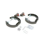 Bosch KS640 Kit Super Pro - Rear drum brake kit - 1 pre-assembled set, 2 wheel brake cylinders, 4 brake shoes