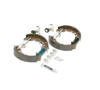 Bosch KS657 Kit Super Pro - Rear drum brake kit - 1 pre-assembled set, 2 wheel brake cylinders, 4 brake shoes