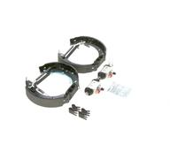 Bosch KS665 Kit Super Pro - Rear drum brake kit - 1 pre-assembled set, 2 wheel brake cylinders, 4 brake shoes