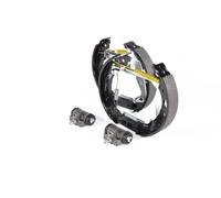 Bosch KS681 Kit Super Pro - Rear drum brake kit - 1 pre-assembled set, 2 wheel brake cylinders, 4 brake shoes
