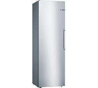 Bosch Home & Kitchen Appliances KSV36VLEP Serie 4 Freestanding Fridge with SuperCooling Function, LED Lights, EasyAccess Shelf, FreshSense sensors, 186 x 60 cm, Inox-look