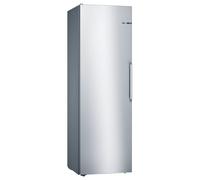 Bosch Home & Kitchen Appliances KSV36VLEP Serie 4 Freestanding Fridge with SuperCooling Function, LED Lights, EasyAccess Shelf, FreshSense sensors, 186 x 60 cm, Inox-look
