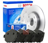 Bosch Lancia Y 1.1 1.2 Front Brake Disc And Pad Kit 1995+