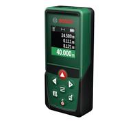 Bosch Laser Measure PLM40-23 (Measures up to 40 m, Integrated Functions for Length, Area, and Volume, high-Visibility Color Display, 10 Storage Spaces)