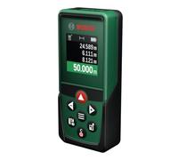 Bosch Laser Measure PLM50-23 (Measures up to 50 m, Integrated Functions for Length, Area, and Volume, high-Quality Color Display, 10 Storage Spaces)
