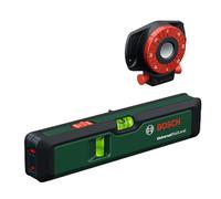 Bosch Laser Spirit Level UniversalWallLevel (3-in-1 Tool: Spirit Level, Laser line for Easy Alignment on Walls up to 5 m, Laser Point for Height Transfer up to 20 m, in Ecommerce Box)