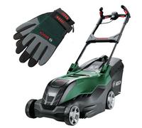 Bosch Lawnmower Advancedrotak 44-750 44Cm Corded Electric Mower & Gloves