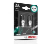 Bosch -W5W (- 501) LED Retrofit Car Light Bulbs - 12 V 1 W W2,1x9,5d - 2 Bulbs