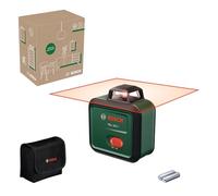 Bosch Leveling Laser PLL 360-1 (self-Levelled 360° Plane Laser, ±0.4 mm/m Accuracy, 12 m Working Range, Slope Function, in E-Commerce Cardboard Box)