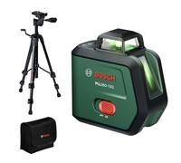 Bosch Line Laser PLL360-15G (360° Green Horizontal and Vertical Laser Lines, IP54 dust and Water Protection, Integrated 3.6 V Li-ion Battery with USB-C Charging, TT120, Pouch and Manual)