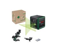 Bosch line laser - Quigo Green (Delivered with 2 batteries, MM2 universal clamp and 1 mounting adapter)