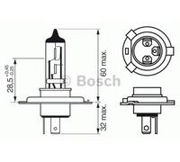 BOSCH 1 987 302 048 Bulb, spotlight