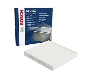 Bosch M2057 Standard Cabin Filter - Replacement Filter | Filters Pollen and Dust for Cleaner Air Inside the Vehicle