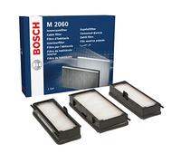 Bosch M2060 Standard Cabin Filter, Replacement Filters - Filters Pollen and Dust for Cleaner Air Inside the Vehicle Set of 3 Filters