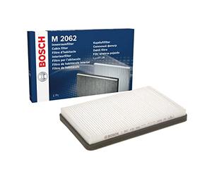 Bosch M2062 Standard Cabin Filter - Replacement Filter | Filters Pollen and Dust for Cleaner Air Inside the Vehicle