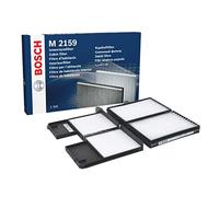 Bosch M2159 Standard Cabin Filter, Replacement Filters - Filters Pollen and Dust for Cleaner Air Inside the Vehicle Set of 2 Filters