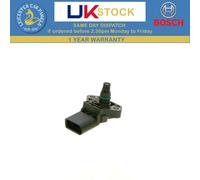 BOSCH 0261230266 Original Equipment Manifold Absolute Pressure (MAP) Sensor - Compatible with Select Porsche 911; Volkswagen Beetle, Golf, Jetta