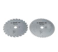 Bosch Wood Circular Saw Blade 165 x 1.5/1 x 20MM T24/T48 2PCE 2608644735