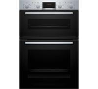 Bosch Series 4 MBA533BS3B Built In Electric Double Oven - Stainless Steel - A Rated, Stainless Steel