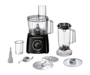 Bosch MCM3201B food processor 800 W 2.3 L Black, Transparent