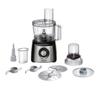 Bosch MCM3401M food processor 800 W 2.3 L Black, Stainless steel