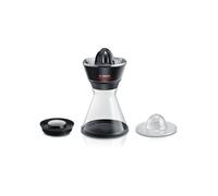 Bosch MCP72GPB citrus press Plastic, Stainless steel Black, Transparent